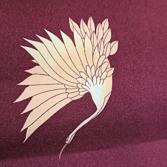 Modcloth swan button up top - Picture 4 of 5